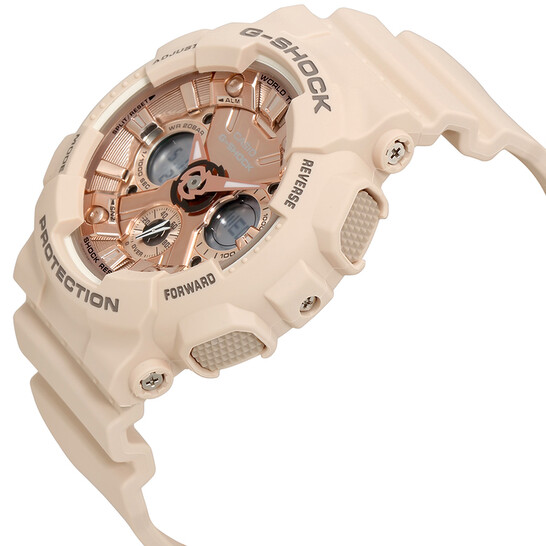 Casio G-Shock Rose Gold-Tone Dial Unisex Watch GMA-S120MF