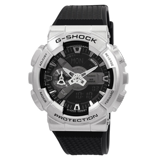 Casio GM-110 Alarm World Time Quartz Analog-Digital Black Dial