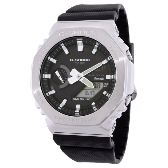 Casio G-Shock Alarm Analog-Digital Black Dial Watch GBM-2100-1ADR