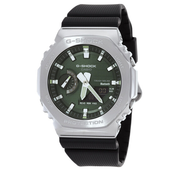 Casio G-Shock Alarm Analog-Digital Green Dial Watch GBM2100A-1A3 - Main Image