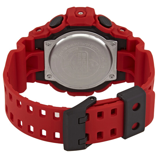 時計 Casio G-Shock GA-700-4RJF (matte red) GA700-4A | Red Analog-digital Women's Watch - G-SHOCK | CASIO