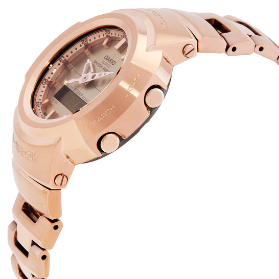 Casio G-Shock AWM-500 Series Quartz Analog-Digital Rose Gold