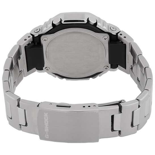 Casio G-shock - Orologio Uomo Al Quarzo Militare Cinturino In Acciaio Inox Grigio Cassa In Resina Quadrante Digitale Verde - GM-2110D-3AER