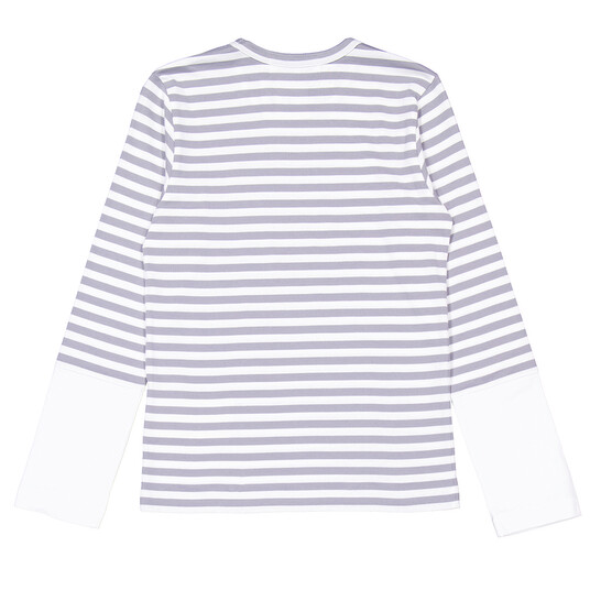 Comme Des Garcons Cdg Play Horizontal-Stripe Heart Emblem Long