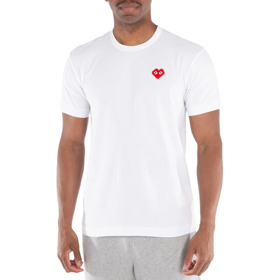 COMME des GARÇONS PLAY Tシャツ XL Comme Des Garcons Play | Unisex Gold Heart T-Shirt - Navy