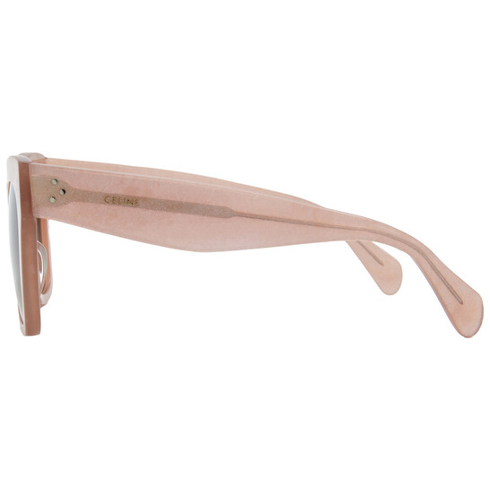 ?️New Celine CL4004IN 74F Sunglasses Milky Pink Frame, Brown Lenses Celine Brown Gradient Cat Eye Ladies Sunglasses CL4004IN 74F  main image 3