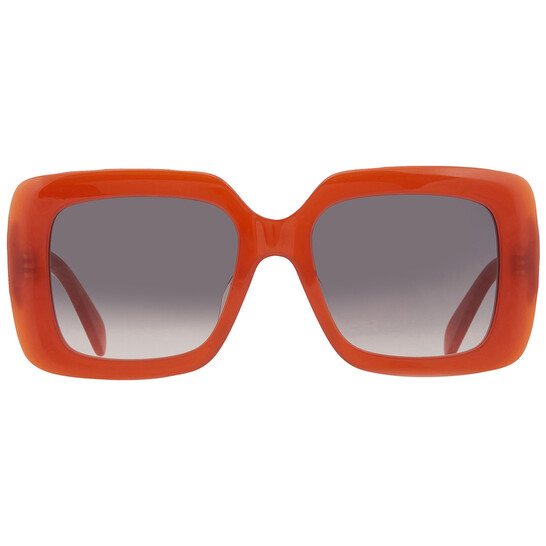 Celine Brown Gradient Square Ladies Sunglasses CL40263I 42F  display picture 3