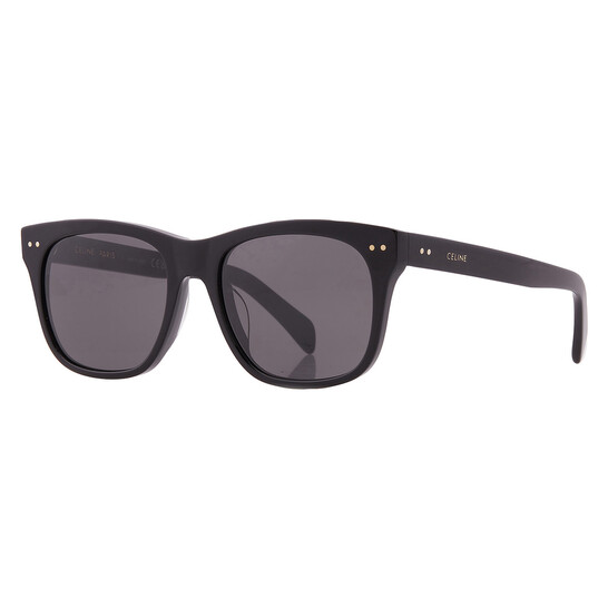 Celine CELINE THIN Smoke Square Men's Sunglasses CL40322U 01A 54