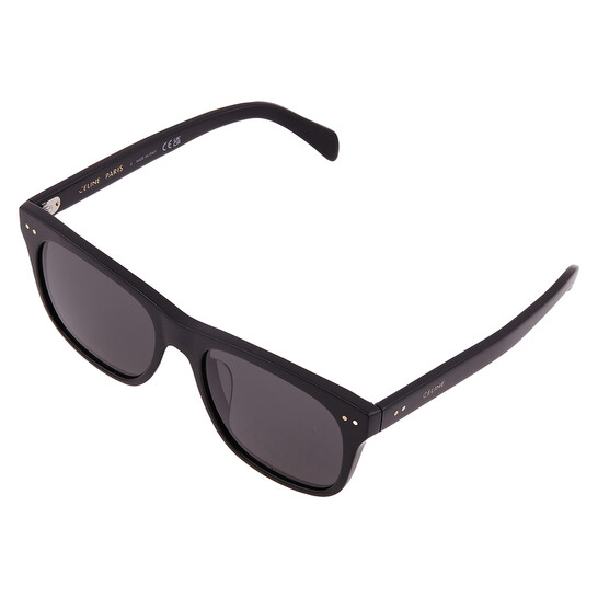 Celine CELINE THIN Smoke Square Men's Sunglasses CL40322U 01A 54