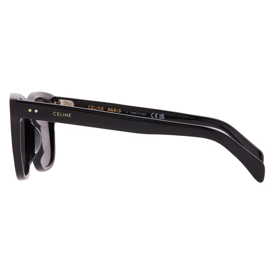 Celine CELINE THIN Smoke Square Men's Sunglasses CL40322U 01A 54