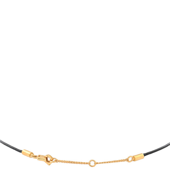 Celine Cœur Triomphe Necklace In Brass With Gold Finish And