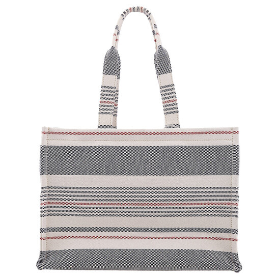 ◆Celine◆LARGE CABAS THAIS IN STRIPED TEXTILE WITH TRIOMPHE IN THAIS TRIOMPHE ◆Celine◆LARGE CABAS WITH STRIPED TEXTILE