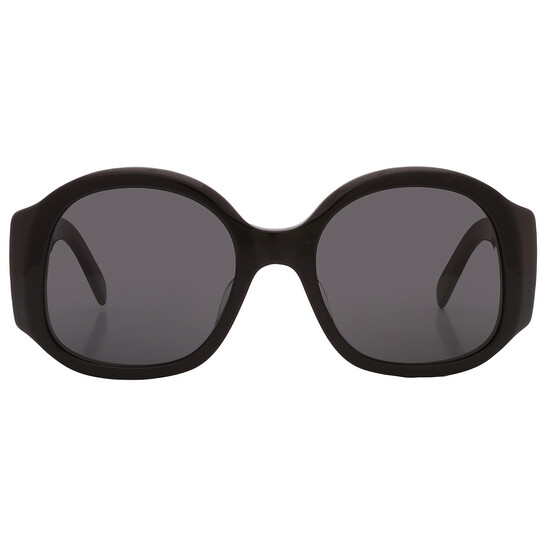 Celine Maxi Triomphe Smoke Round Ladies Sunglasses CL40305U  display picture 2