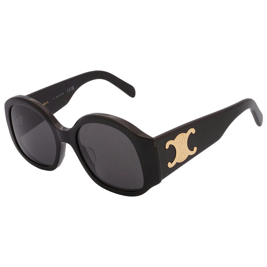 Celine Maxi Triomphe Smoke Round Ladies Sunglasses CL40305U  display picture 1