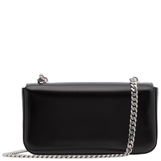 CELINE｜ (CLAUDE CHAIN SHOULDER BAG IN SHINY CALFSKIN (1 CHAIN SHOULDER BAG CLAUDE IN shiny calfskin - BLACK | CELINE