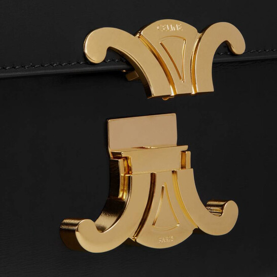 Celine Shiny Calfskin Claude Shoulder Bag 194143BF4.38NO