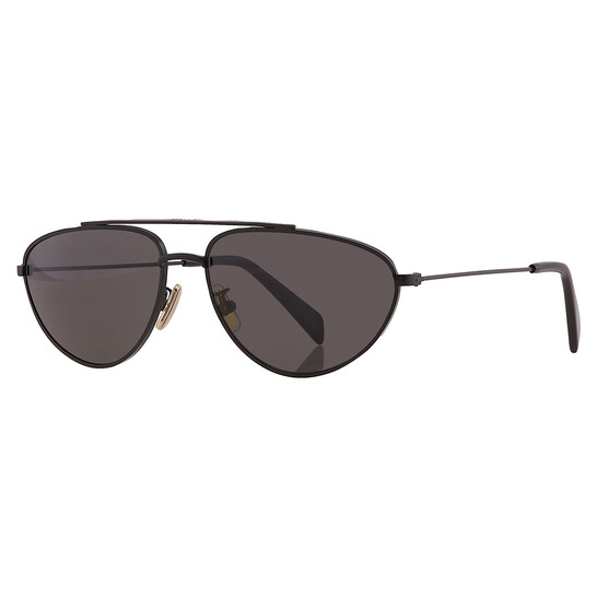 Celine Smoke Pilot Unisex Sunglasses CL40077U 02A 59 