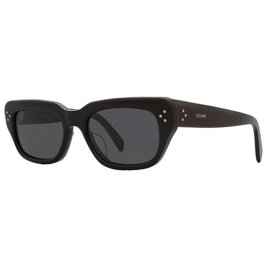 Celine Smoke Square Ladies Sunglasses CL40267U 01A 54 192337144141