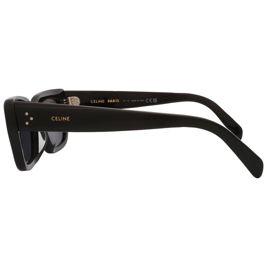 Celine Smoke Square Ladies Sunglasses CL40267U 01A 54 192337144141