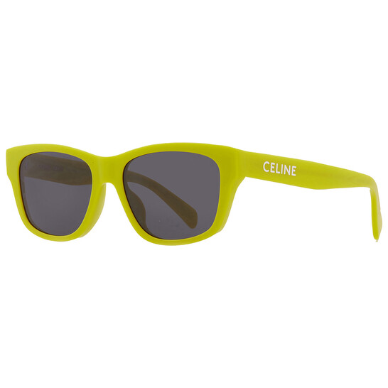 Celine Smoke Square Unisex Sunglasses CL40249U 39A 55  display picture 3