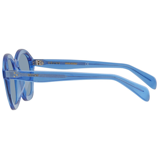 Celine Transparent Blue Geometric Ladies Sunglasses CL40017F  display picture 3