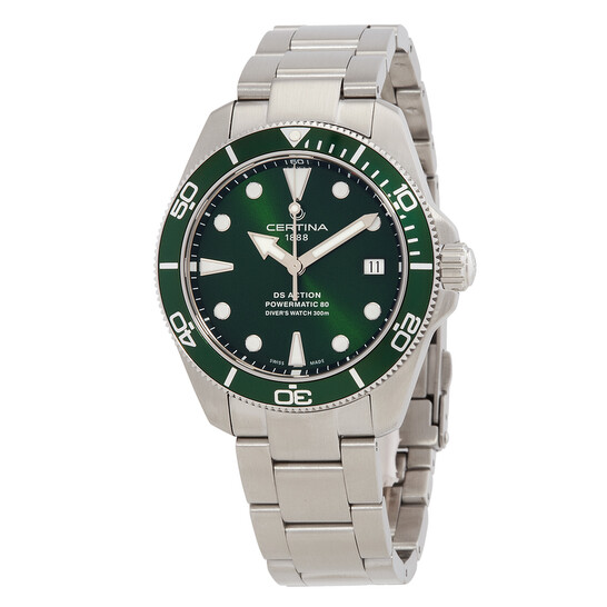Certina DS Action Automatic Green Dial Men's Watch C0328071109100