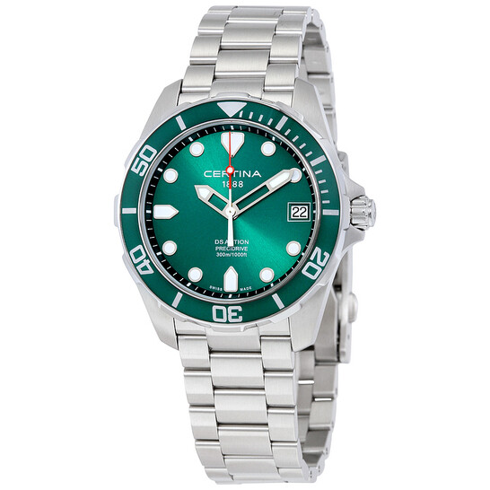 Certina DS Action Green Dial Men's Watch C0324101109100 C032