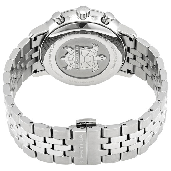 Certina DS Caimano Chronograph Quartz Silver Dial Watch C035
