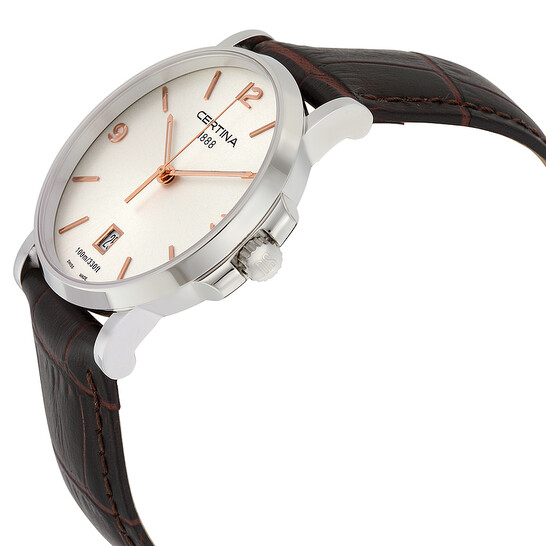 Certina DS Caimano Silver Dial Brown Leather Men's Watch C0174101603701 - 546x546 Image #2