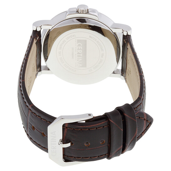 Certina DS Caimano Silver Dial Brown Leather Men's Watch C0174101603701 - 546x546 Image #3