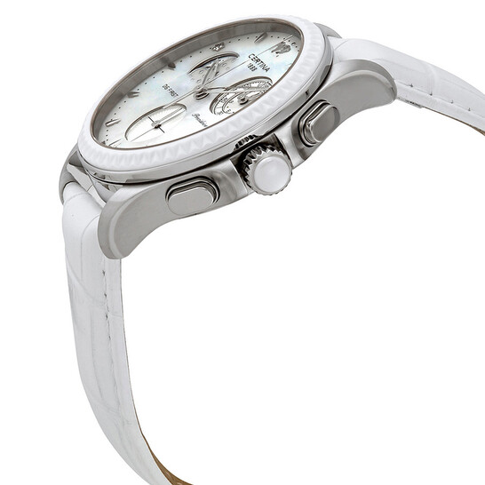 Certina DS First Chronograph Moonphase Mother of Pearl Dial Ladies Watch C030.250.16.106.00 Certina DS First Chronograph Moonphase Mother of Pearl Dial Ladies Watch C030.250.16.106.00 - 546x546 Image #2