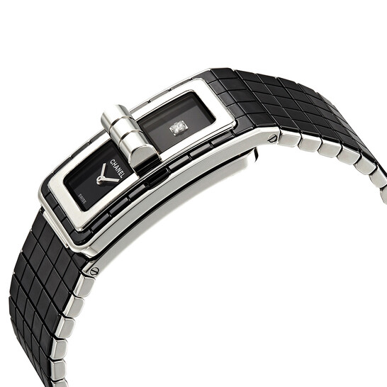 Chanel Black Code Coco Black Diamond Dial Ladies Steel and Ceramic