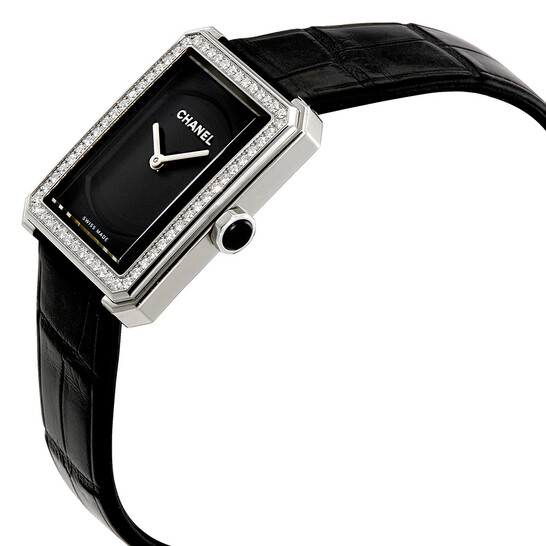 Chanel Boy-Friend Black Guilloche Dial Ladies Watch H4883 - 546x546 Image #2
