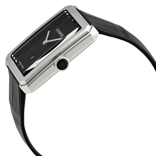 Chanel Boy-Friend Black Guilloche Dial Ladies Watch H4884 - 546x546 Image #2