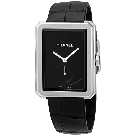 Chanel Boy-Friend Black Dial Ladies Watch H5319 3599594119146