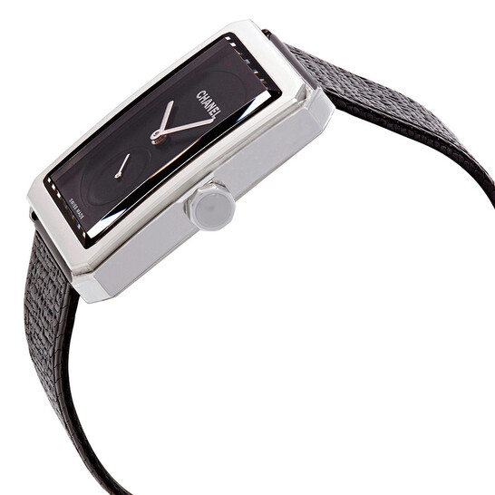 Chanel Boy-Friend Black Guilloche Dial Ladies Hand Wound Watch H5201 - 546x546 Image #2