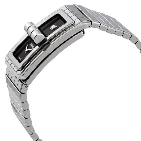 Chanel Code Coco Black Lacquered Dial Ladies Watch H5144 - 546x546 Image #2