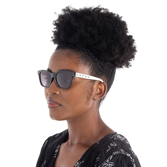 CHANＥL5484A.c1659/S6.54口17/140 Chanel 5484 c 1656/S6 Black and White/Grey Sunglasses 54 x