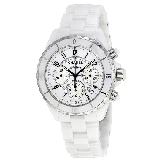Chanel J12 Chronograph White Ceramic Unisex Watch H1007 Chanel J12 Chronograph White Ceramic Unisex Watch H1007 - 546x546