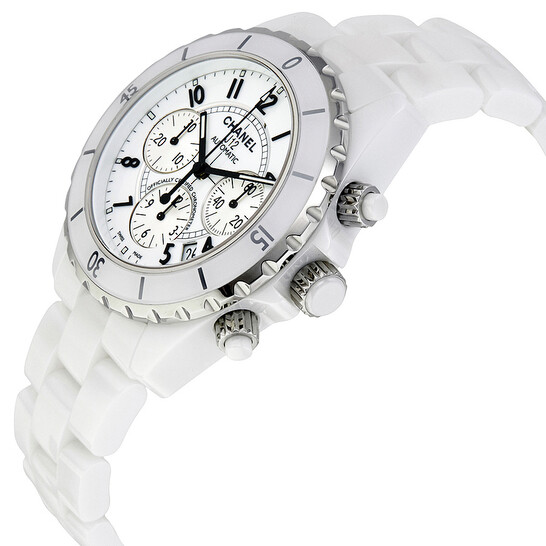 Chanel J12 Chronograph White Ceramic Unisex Watch H1007 Chanel J12 Chronograph White Ceramic Unisex Watch H1007 - 546x546 Image #2