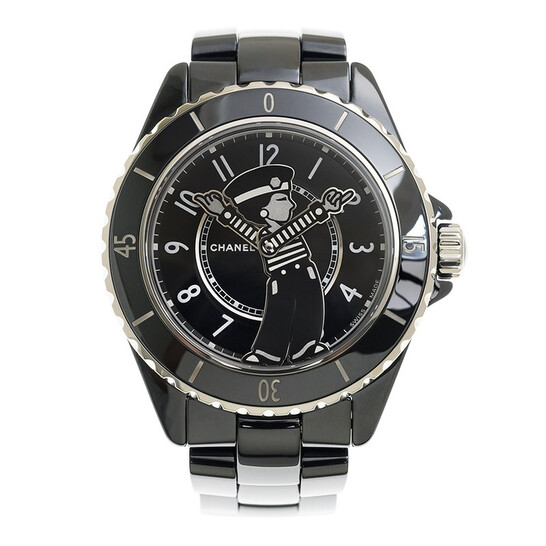 Chanel Mademoiselle J12 La Pausa Automatic Chronometer Black Dial
