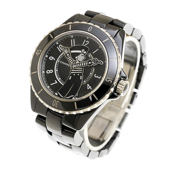 Chanel Mademoiselle J12 La Pausa Automatic Chronometer Black Dial