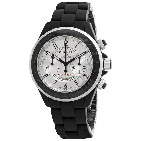 Chanel Superleggera Black Ceramic Chronograph Men's Watch H2039
