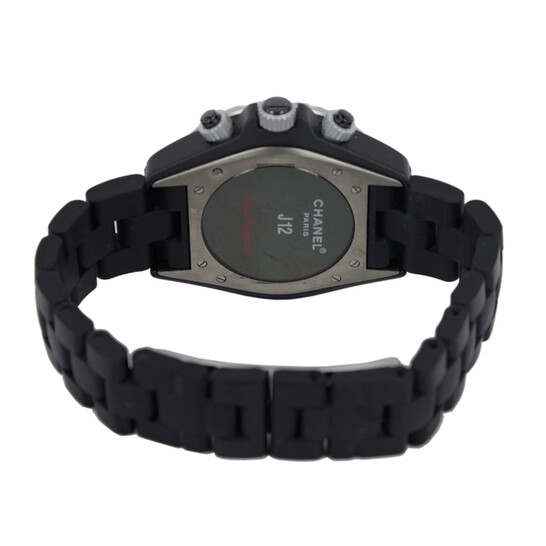 Chanel Superleggera Black Ceramic Chronograph Men's Watch H2039