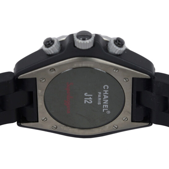 Chanel Superleggera Black Ceramic Chronograph Men's Watch H2039