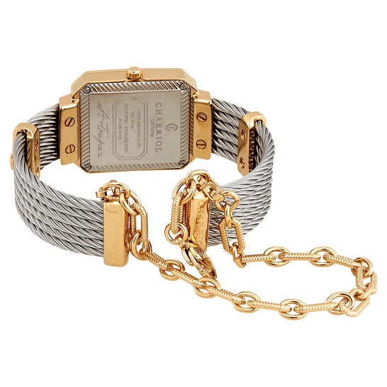 Charriol St. Tropez Mansart Diamond White Mother of Pearl  display picture 2