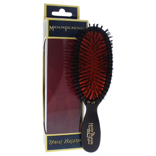 MASON PEARSON　CHILD BRISTLE　DARKRUBY Mason Pearson Child Pure Bristle Brush - CB4 Dark by Mason