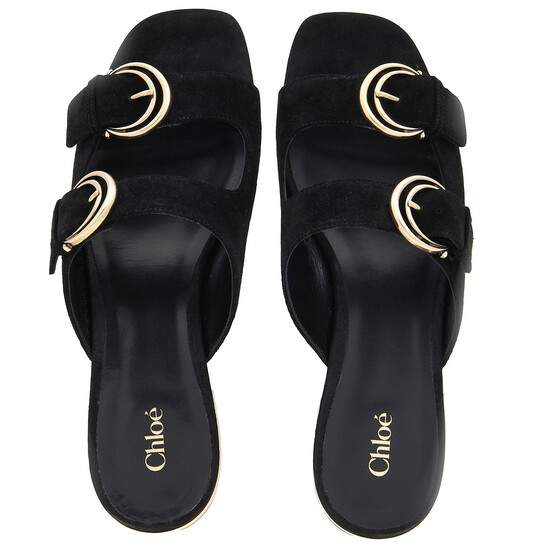 Chloé Alize Calf Suede Flat Sandals, Brand Size 40 ( US Size