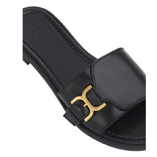 【送料&関税込】ChloAC Marcie Buckle Detailed Slides Chloé Marcie Buckle Detailed Slides Women's EU 37 - POIZON
