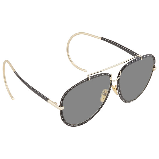 Chloé Grey Pilot Ladies Sunglasses CH0080S 003 62  display picture 2
